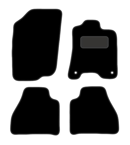 PCM- Car Floor Mats fits for MERCEDES X Class 250D from 2019-Present - Tailored Car Mats - Car Floor Mat, with Anti Slip Backing - 4 pcs Floor Mat Set with 2 Clips