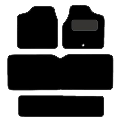 PRIME CAR MAT - Fits CHRYSLER Voyager Sto & Go LWB 2004-2008 - Tailored Car Mats - Fitted With Clips & Granulated Backing - EDGED WITH BLACK NYLON BINDING - 4 pcs Floor Mat Set
