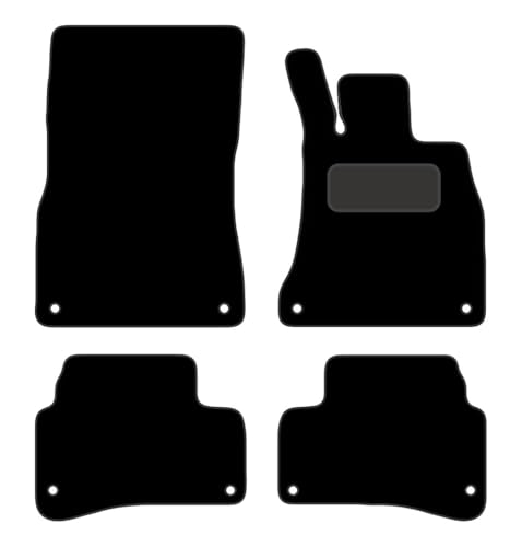PCM- Car Floor Mats fits for MERCEDES S Class SWB from (2013-2017) - Tailored Car Mats - Car Floor Mat, with Anti Slip Backing - 4 pcs Floor Mat Set with 8 Clips