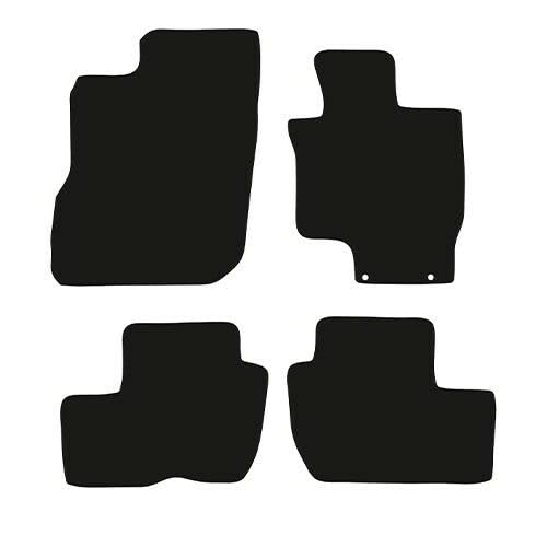 PCM- Car Floor Mats fits for Mitsubishi Outlander PHEV from 2017 - Present - Tailored Car Mats - Car Floor Mat, with Anti Slip Backing - 4 pcs Floor Mat Set with 2 Clips