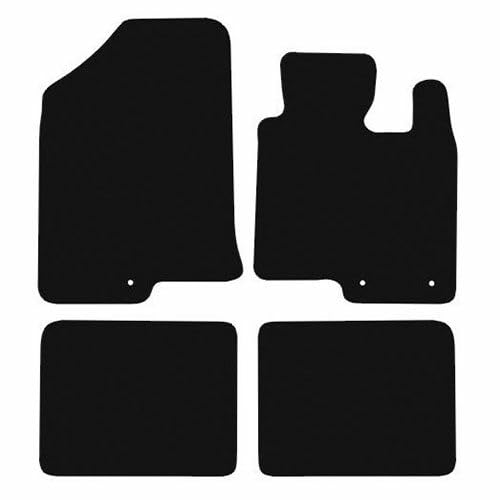 PCM- Car Floor Mats fits for Hyundai i40 from 2012 ON - Tailored Car Mats - Car Floor Mat, with Anti Slip Backing - 4 pcs Floor Mat Set with 3 Clips