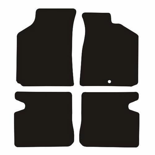 PCM - Car Floor Mats Compatible with KIA Mentor from 1994-2001 - Tailored Car Mats with Non Slip Backing - 4 pcs Floor Mat Set with 1 Clip