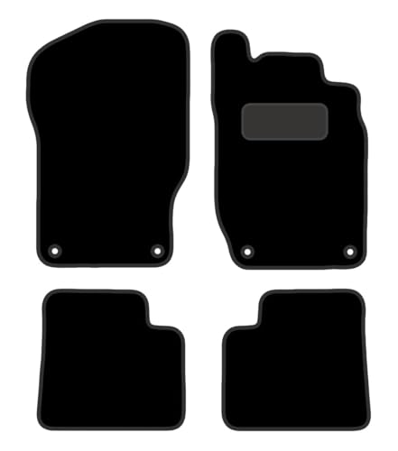 PCM- Car Floor Mats fits for MERCEDES ML from (2005-2012) - Tailored Car Mats - Car Floor Mat, with Anti Slip Backing - 4 pcs Floor Mat Set with 4 Clips