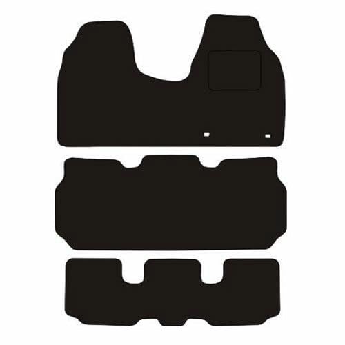 PCM- Car Floor Mats fits for Peugeot 806 from 1995-2002 - Tailored Car Mats - Car Floor Mat, with Anti Slip Backing - 3 Pcs Floor Mat Set with 2 Clips