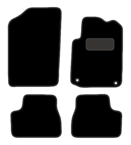 PRIME CAR MAT - Fits CITROEN Ds3 2010-2015 - Tailored Car Mats - Floor Mat, Fitted With Clips & Granulated Backing - EDGED WITH BLACK NYLON BINDING - 4 pcs Floor Mat Set