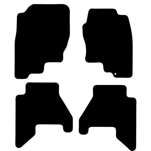PCM- Car Floor Mats fits for NISSAN Pathfinder 5 Seater from (2005-2010) - Tailored Car Mats - Car Floor Mat, with Anti Slip Backing - 4 pcs Floor Mat Set with 1 Clips