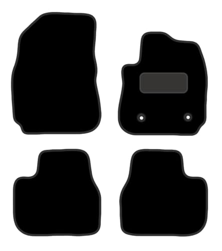 PRIME CAR MAT - Fits CITROEN C4 2014-2018 CACTUS - Tailored Car Mats - Floor Mat, Fitted With Clips & Granulated Backing - EDGED WITH BLACK NYLON BINDING - 4 pcs Floor Mat Set