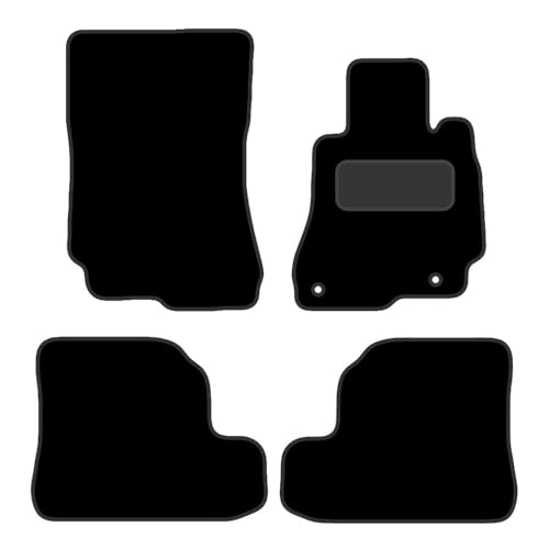 PCM - Car Floor Mats for Mercedes CL (2006-2013)2 CLIPS - Tailored Car Mats - Car Floor Mat, with Anti Slip Backing - 4 pcs Floor Mat Set