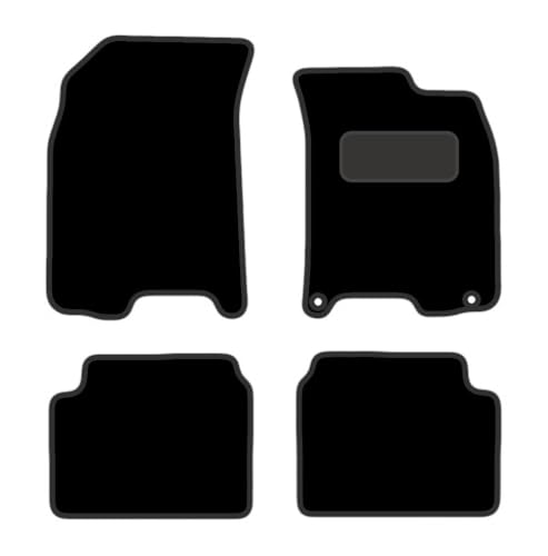 PRIME CAR MAT - FitsChevrolet Aveo/Kalos 2002-2008 - Tailored Car Mats - Car Floor Mat, with Anti Slip Backing - 4 pcs Floor Mat Set with 2 Clips