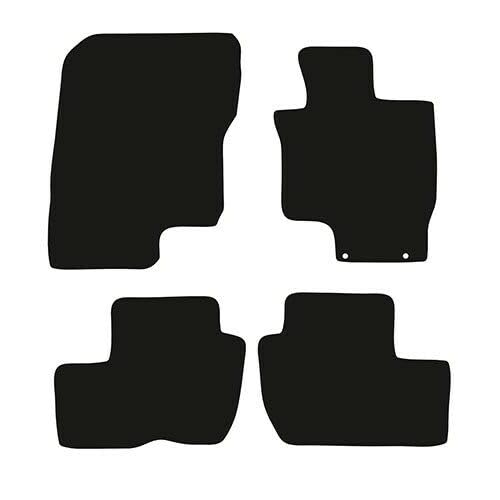 PCM- Car Floor Mats fits for Mitsubishi Outlander PHEV from 2014-2017 - Tailored Car Mats - Car Floor Mat, with Anti Slip Backing - 4 pcs Floor Mat Set with 2 Clips