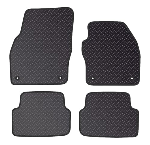 Car Mats - Compatible with VW Polo 2018-Onwards - Tailored Car Mats Waterproof, Non Slip Car Floor Mat - 4 Floor Mat Set With 4 Clips