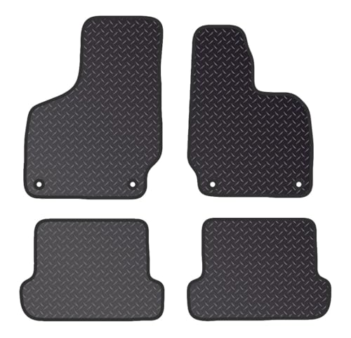 PRIME CAR MAT - Fits Audi TT COUPE 2006-2014 - Tailored Car Mats - Waterproof, Non Slip Car Floor Mat, Fitted with Clips & Anti Slip Backing - 4 pcs Floor Mat Set