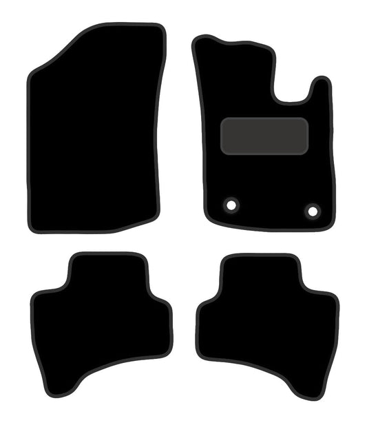 PRIME CAR MAT - Fits CITROEN C1 2012-2014 - Carpet - Tailored Car Mats - Floor Mat, Fitted With Clips & Granulated Backing - EDGED WITH BLACK NYLON BINDING - 4 pcs Floor Mat Set