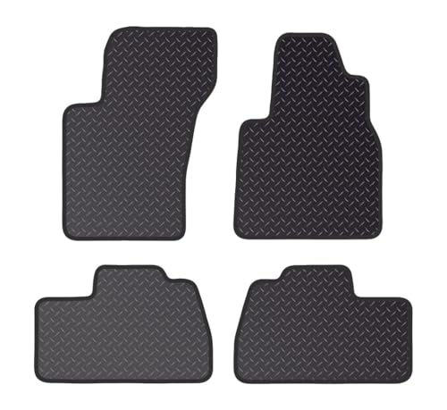 PRIME CAR MAT - Car Floor Mats fits for MERCEDES ML from (1985-2005) - Car Floor Mat, with Anti Slip Backing - 4 pcs Floor Mat Set with 1 Clips