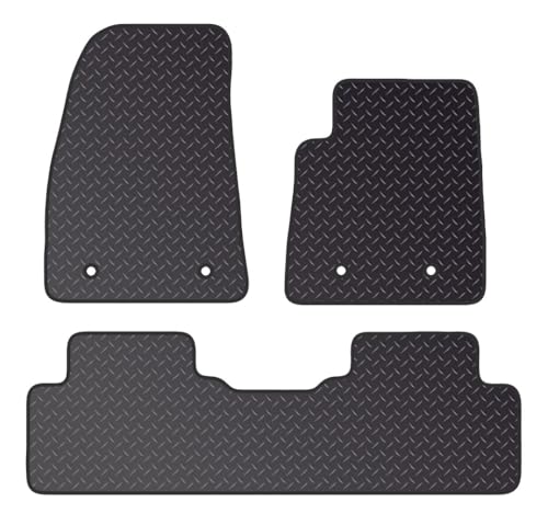 PCM- Car Floor Mats fits for MG 5 ELECTRIC from 2022 on - Tailored Car Mats - Car Floor Mat, with Anti Slip Backing - 3 pcs Floor Mat Set with 4 Clips
