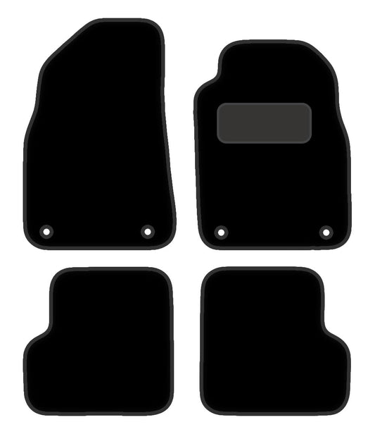 PCM- Car Floor Mats fits for MG 3 from (2013-2018)- Black Carpet - Tailored Car Mats - Car Floor Mat, with Anti Slip Backing - 4 pcs Floor Mat Set with 4 Clips