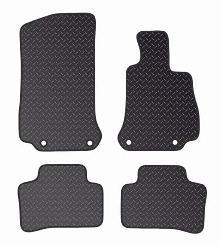 PCM- Car Floor Mats fits for Mercedes GLC from 2015 PRESENT - Tailored Car Mats - Car Floor Mat, with Anti Slip Backing. 4 pcs Floor Mat Set with 4 Clips.