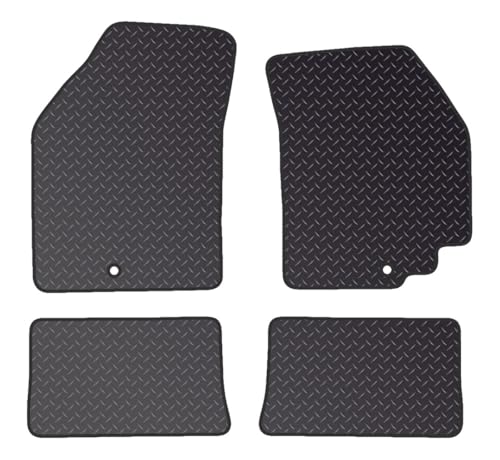 PCM - Car Floor Mats for Suzuki Alto (2009-2014) 2 CLIPS - Tailored Car Mats - Car Floor Mat, with Anti Slip Backing - 4 pcs Floor Mat Set