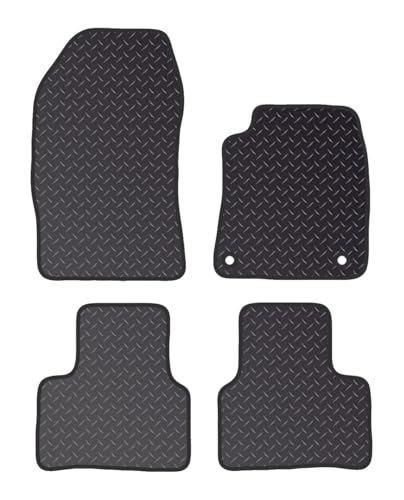 PRIME CAR MAT - Fits Citroen C5X 2021 On - Tailored Car Mats - Waterproof, Fitted with Clips & Anti Slip Backing - 4 pcs Floor Mat Set