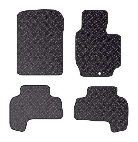 PCM - Car Floor Mats for Suzuki Grand Vitara (2005-2019) 1 CLIPS - Tailored Car Mats - Car Floor Mat, with Anti Slip Backing - 4 pcs Floor Mat Set