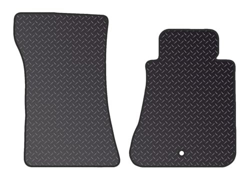 PCM- Car Floor Mats fits for MERCEDES SL500 from (2001-2011) - Tailored Car Mats - Car Floor Mat, with Anti Slip Backing - 2 pcs Floor Mat Set with 1 Clips