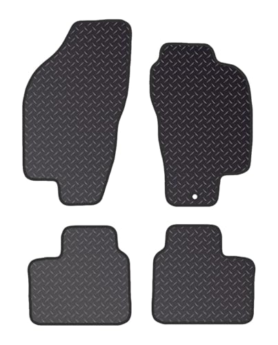 PRIME CAR MAT - Fits ALFA-ROMEO 156-1997-2007 - Tailored Car Mats - Waterproof Car Floor Mat, with Anti Slip Backing - 4 pcs Floor Mat Set with 1 Clips