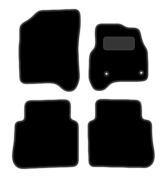 PRIME CAR MAT - Fits CITROEN C3 2009-2017 PICASSO - Luxury Carpet - Tailored Car Mats - Fitted With Clips & Granulated Backing - EDGED WITH BLACK NYLON BINDING - 4 pcs Floor Mat Set