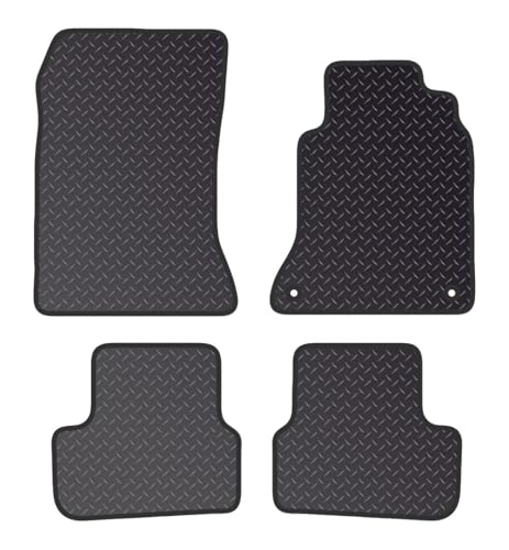 PCM Car Floor Mats for Mercedes B CLASS (2012-2018) 2 CLIP - Tailored Car Mats - Waterproof Car Floor Mat & Anti Slip Backing - 4 pcs Floor Mat Set