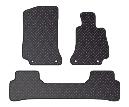 PCM - Car Floor Mats for Mercedes C CLASS W205-S205 TAXI (2014-2021) 4 CLIPS - Tailored Car Mats - Car Floor Mat, with Anti Slip Backing - 4 pcs Floor Mat Set
