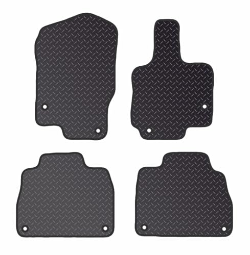 PCM- Car Floor Mats fits Mercedes GLE 5 Seater from (2016-2019) - Tailored Car Mats - Car Floor Mat, with Anti Slip Backing - 4 pcs Floor Mat Set with 8 Clips.
