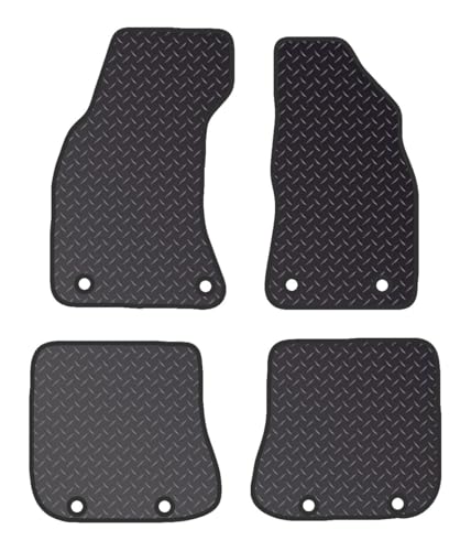 PRIME CAR MAT - Fits AUDI S4 1997-2002 - Tailored Car Mats - Waterproof, Non Slip Car Floor Mat, Fitted with Clips & Anti Slip Backing - 4 pcs Floor Mat Set