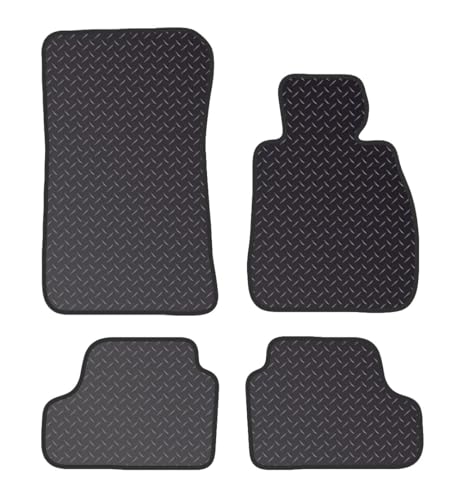 PRIME CAR MAT - Fits BMW 3 Series E93 2006-2011 CONVERTIBLE - Tailored Car Mats - Granulated Backing - EDGED WITH BLACK NYLON BINDING - 4 pcs Floor Mat Set