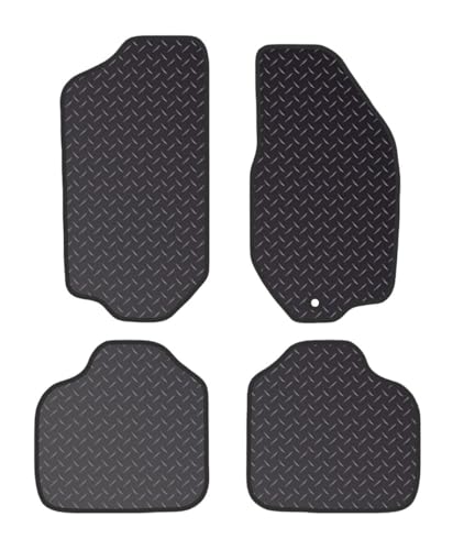 PRIME CAR MAT - Fits ALFA-ROMEO 145-1994-2001 - Tailored Car Mats - Car Floor Mat, with Anti Slip Backing - 4 pcs Floor Mat Set with 1 Clips