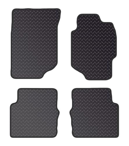 PCM - Car Floor Mats for Honda ACCORD SALOON - 1998-2003 - Tailored Car Mats - Car Floor Mat, with Anti Slip Backing - 4 pcs Floor Mat Set with 2 Clips