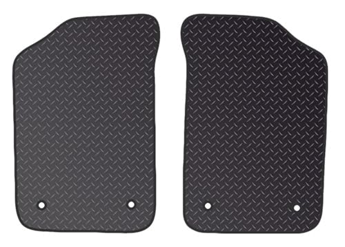 PCM- Car Floor Mats fits for MG F from (2000-2005) - Tailored Car Mats - Car Floor Mat, with Anti Slip Backing - 2 pcs Floor Mat Set with 0 Clips