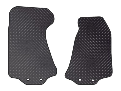 PRIME CAR MAT - Fits ASTON MARTIN DB9 2004-2016 - Tailored Car Mats - Car Floor Mat, with Anti Slip Backing - 2 pcs Floor Mat Set with 4 Clips