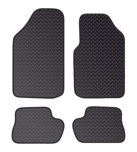 PRIME CAR MAT - Fits CITROEN C2 2003-2009 - Tailored Car Mats - Waterproof, Non Slip Car Floor Mat, Fitted with Clips & Anti Slip Backing - 4 pcs Floor Mat Set