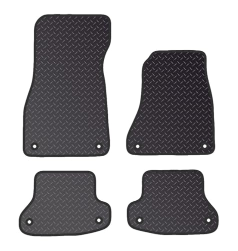 PRIME CAR MAT - Fits AUDI A5 Cabriolet 2017 ON - Tailored Car Mats - Waterproof, Non Slip Car Floor Mat, Fitted with Clips & Anti Slip Backing - 4 pcs Floor Mat Set