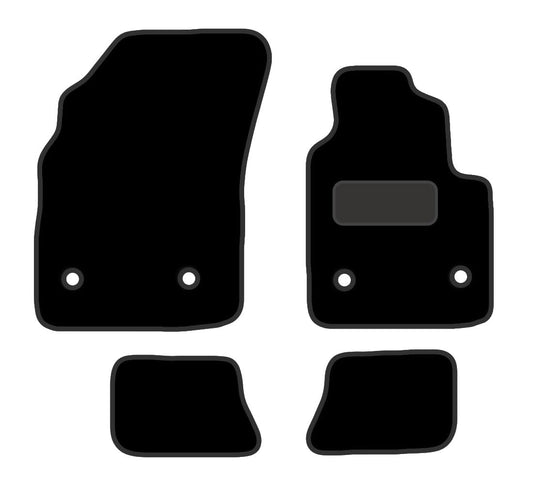 PRIME CAR MAT - Fits BENTLEY Continental Gt 2003-2012 - Luxury Carpet - Tailored Car Mats - Floor Mat, Fitted With Clips & Granulated Backing - EDGED WITH BLACK NYLON BINDING - 4 pcs Floor Mat Set