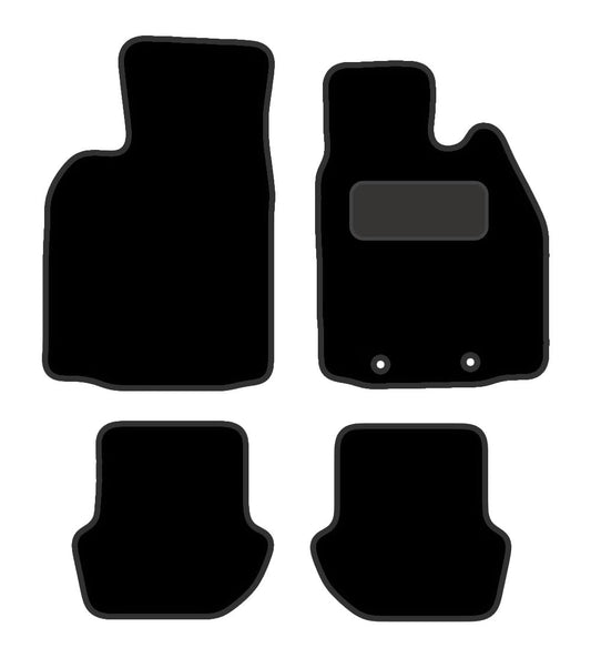 PCM-Car Floor Mats fits for Porche 911, from (2004-2012)- Black Premium Carpet - Tailored Car Mats - Car Floor Mat, with Anti Slip Backing - 4 pcs Floor Mat Set with 2 Clips