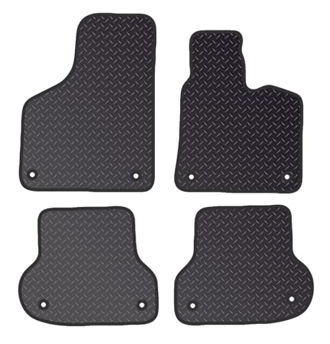 PRIME CAR MAT - Fits Audi A3 Sportback 2004-2013 - Tailored Car Mats - Waterproof, Non Slip Car Floor Mat, Fitted with Clips & Anti Slip Backing - 4 pcs Floor Mat Set