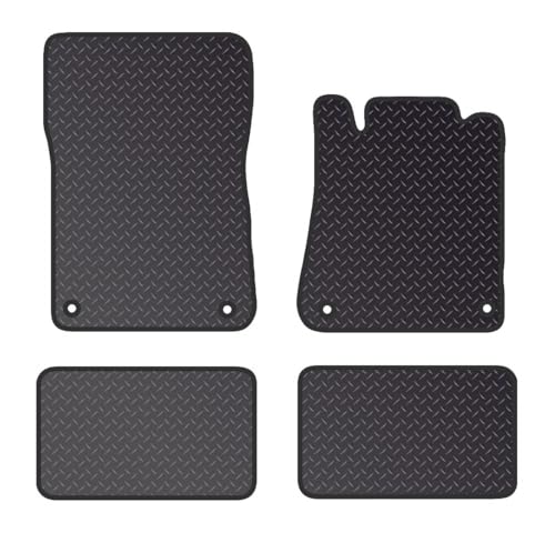 PRIME CAR MAT - Fits CHRYSLER Crossfire 2+2 2004-2008 - Tailored Car Mats - Waterproof, Non Slip Car Floor Mat, Fitted with Clips & Anti Slip Backing - 4 pcs Floor Mat Set