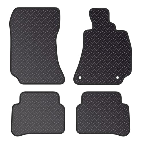 PCM - Car Floor Mats for Mercedes CLS SHOOTING BRAKE (2015-2018) 2 CLIPS - Tailored Car Mats - Car Floor Mat, with Anti Slip Backing - 4 pcs Floor Mat Set
