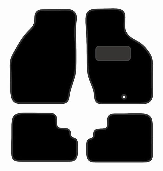 PCM- Car Floor Mats fits for SUZUKI Wagon R from (2003-2008)- Black Premium Carpet - Tailored Car Mats - Car Floor Mat, with Anti Slip Backing -  4 pcs Floor Mat Set with  1 Clips