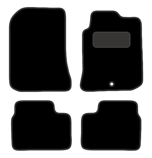 PCM- Car Floor Mats fits for MG ZT From (2001-2005)- Black Premium Carpet - Tailored Car Mats - Car Floor Mat, with Anti Slip Backing -  4 pcs Floor Mat Set with  1 Clips