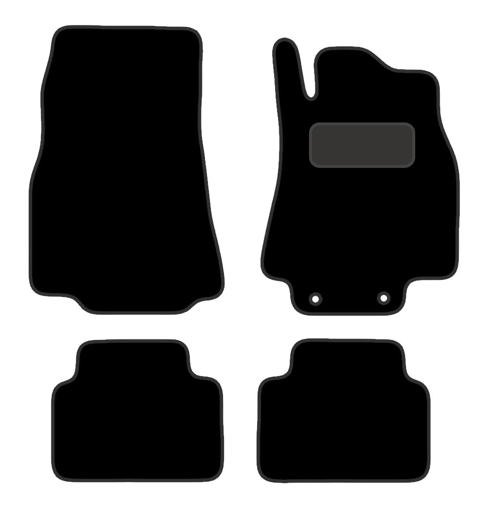 PCM Car Floor Mats for Mercedes B CLASS (2004-2012) 2 CLIP - Carpet - Tailored Car Mats - Floor Mat, Fitted With Clips & Granulated Backing - 4 pcs Floor Mat Set