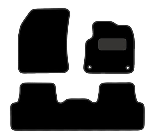 PRIME CAR MAT - Fits CITROEN C5 2019 On Aircross - Luxury Carpet - Tailored Car Mats - Fitted With Clips & Granulated Backing - EDGED WITH BLACK NYLON BINDING - 4 pcs Floor Mat Set