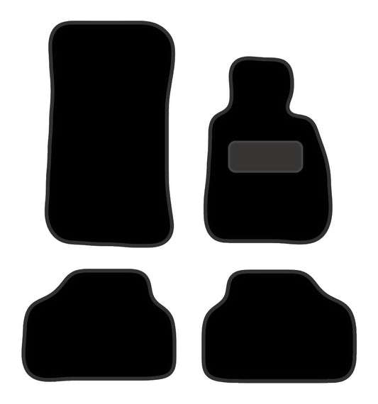 PRIME CAR MAT - Fits BMW 3 Series E90 SALOON 2004-2012 - Luxury Carpet - Tailored Car Mats - Floor Mat, Fitted With Clips & Granulated Backing - EDGED WITH BLACK NYLON BINDING - 4 pcs Floor Mat Set