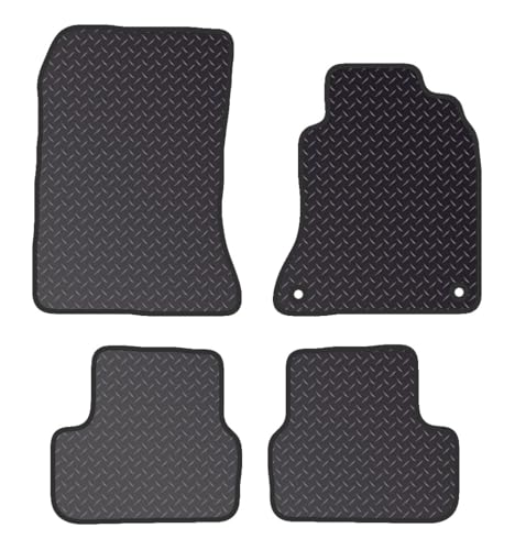 PCM- Car Floor Mats fits for Mercedes GLA from (2014-2020) - Tailored Car Mats - Car Floor Mat, with Anti Slip Backing. 4 pcs Floor Mat Set with 2 Clips.