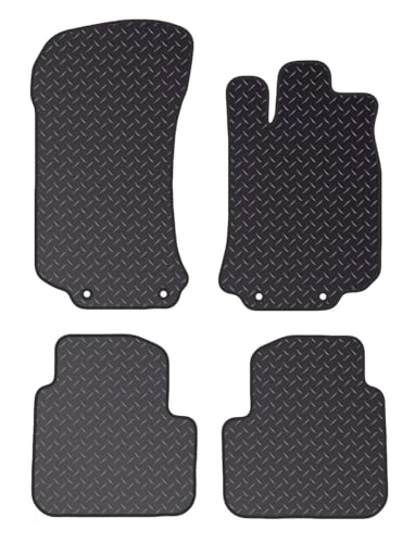 PCM- Car Floor Mats fits for MERCEDES R Class from (2006-2014) - Tailored Car Mats - Car Floor Mat, with Anti Slip Backing - 4 pcs Floor Mat Set with 4 Clips